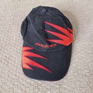 DXRacer Hat Mens One Size‎ Strapback Cap Embroidered Logo Black Red Gamer Chair